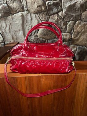 Elezar Red Patent Leather Vintage handbag. Excellent condition. $125